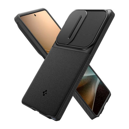 Spigen - Tok Optik Armor - Samsung Galaxy S25 Ultra, fekete