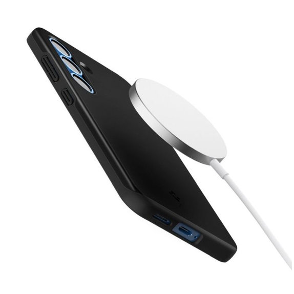 Spigen - Tok Thin Fit MagSafe-el - Samsung Galaxy S25, fekete
