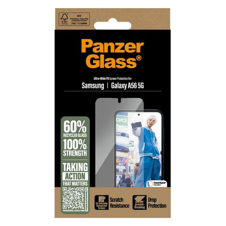 PanzerGlass - Edzett üveg UWF - Samsung Galaxy A56 5G, átlátszó