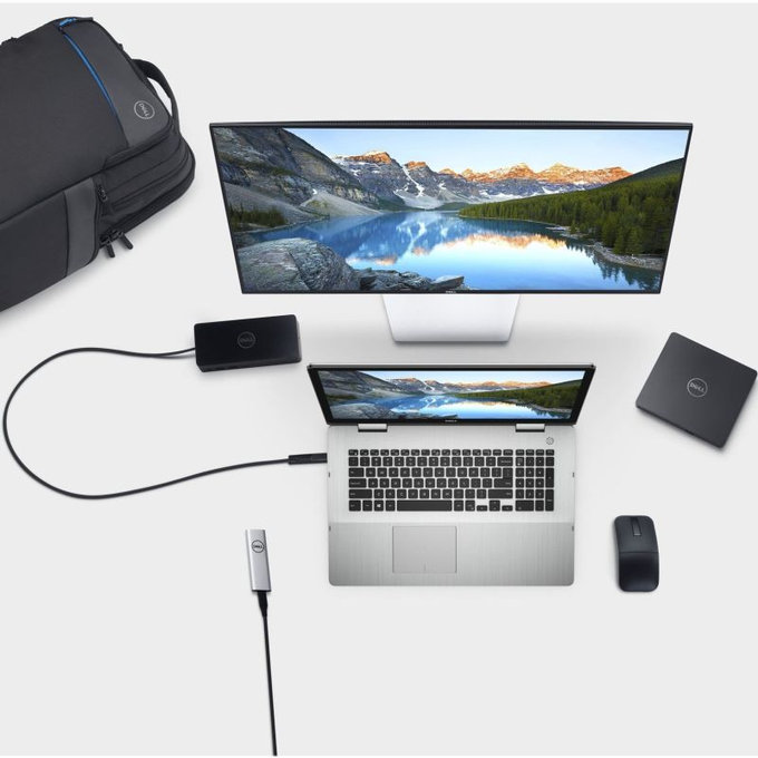 Dell D6000 - Dokkoló állomás (USB-C) + 130W Adapter Felújított