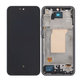 Samsung Galaxy A35 A356B - LCD Kijelző + Érintőüveg + Keret (Awesome Iceblue) OLED