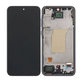 Samsung Galaxy A35 A356B - LCD Kijelző + Érintőüveg + Keret (Awesome Navy) OLED