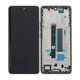 Xiaomi Redmi Note 13 Pro+ 23090RA98C - LCD Kijelző + Érintőüveg + Keret (Fushion Black) TFT