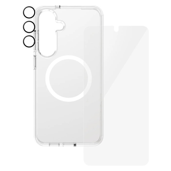Bundle 3 az 1-ben Samsung Galaxy S25+ készülékhez, PanzerGlass