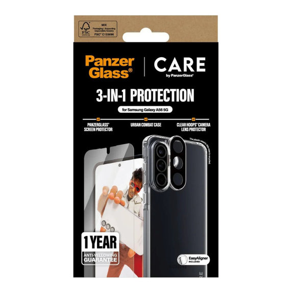 Bundle 3 az 1-ben Samsung A26 5G készülékhez, CARE