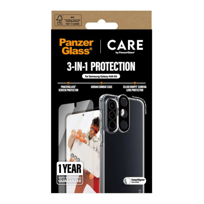Bundle 3 az 1-ben Samsung A26 5G készülékhez, CARE