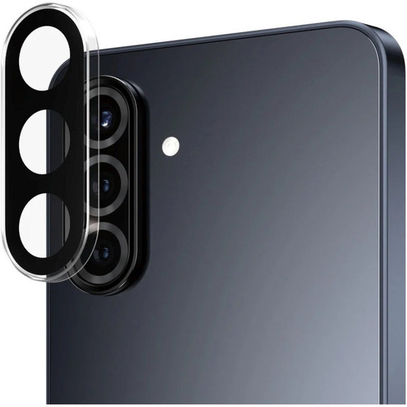 Hoops Kameralencse-védő Samsung A56 5G készülékhez, Átlátszó, PanzerGlass