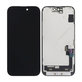 Kijelző Soft OLED iPhone 15, Érintőüveg kerettel, DIAGNOSTIC