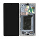 Samsung Galaxy S25 Ultra - LCD Kijelző + Érintőüveg + Keret (Titanium Silver) - GH82-36387A Genuine Service Pack