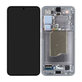 Samsung Galaxy S25 - LCD Kijelző + Érintőüveg + Keret (Silver Shadow) OLED