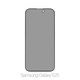 FixPremium Privacy Anti-Spy Glass - Edzett üveg - Samsung Galaxy S25