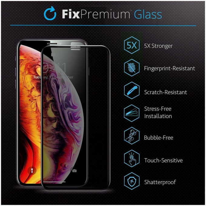 FixPremium Privacy Anti-Spy Glass - Edzett üveg - Samsung Galaxy S25 Plus
