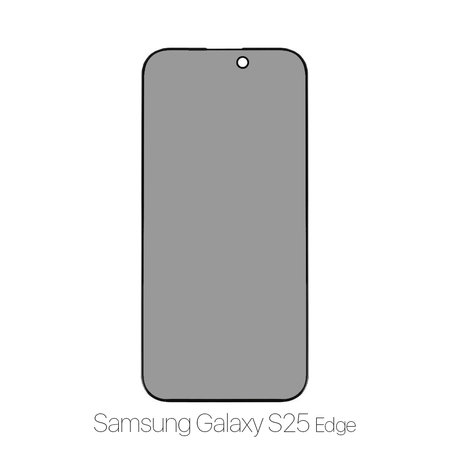 FixPremium Privacy Anti-Spy Glass - Edzett üveg - Samsung Galaxy S25 Edge