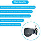 Xiaomi Robot Vacuum X20, S10, Dreame X30, X20, X10 Pro - Kerék Motorral (Jobb) (Fekete)