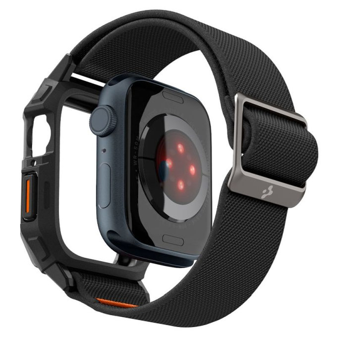 Spigen - Szíj Lite Fit "Pro" Apple Watch (44, 45mm), Matte Black