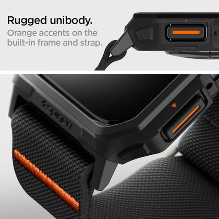 Spigen - Szíj Lite Fit "Pro" Apple Watch (44, 45mm), Matte Black