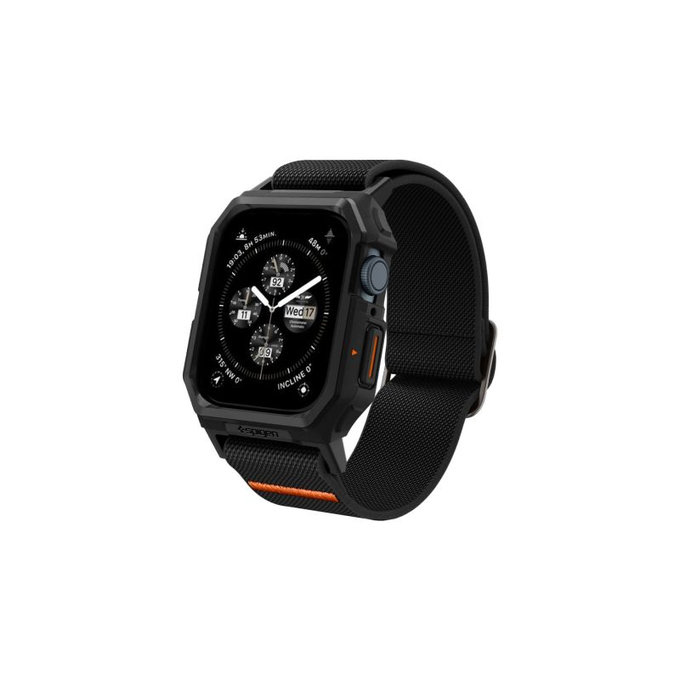 Spigen - Szíj Lite Fit "Pro" Apple Watch (44, 45mm), Matte Black