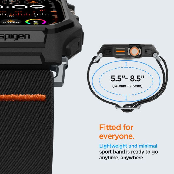 Spigen - Szíj Lite Fit "Pro" Apple Watch Ultra (49mm), Matte Black