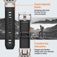Spigen - Szíj Durapro Armor PU Apple Watch (42, 44, 45, 49mm), fekete