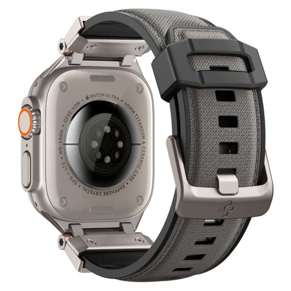 Spigen - Szíj Durapro Armor Apple Watch (42, 44, 45, 49mm), szürke