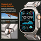 Spigen - Szíj Durapro Armor Apple Watch (42, 44, 45, 49mm), szürke