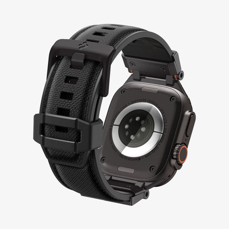 Spigen - Szíj Durapro Armor Apple Watch (42, 44, 45, 49mm), Black Edition