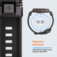 Spigen - Szíj Durapro Armor Apple Watch (42, 44, 45, 49mm), Black Edition