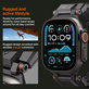 Spigen - Szíj Durapro Armor Apple Watch (42, 44, 45, 49mm), Black Edition