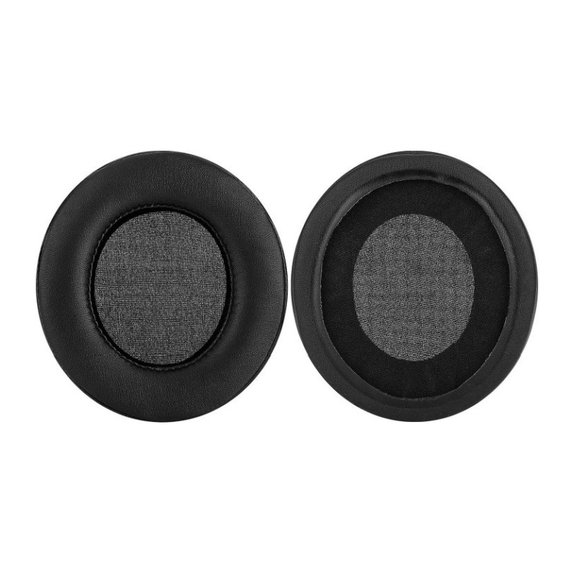 Csere fülpárnák Razer Nari, Kraken fejhallgatóhoz, Memóriahab + PU bőr, Fekete, 1 pár