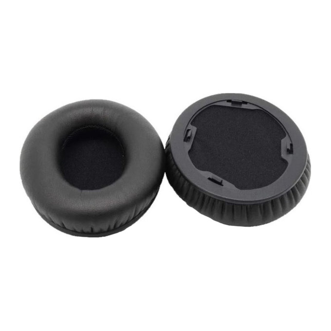 Csere fülpárnák Beats Studio 1 fejhallgatóhoz, Memóriahab + PU bőr, Fekete, 1 pár