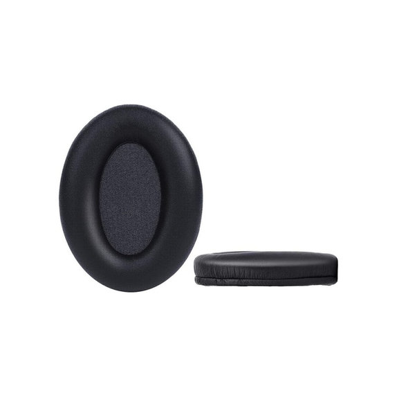 Csere fülpárnák Sony WH-1000XM3 fejhallgatóhoz, Memóriahab + PU bőr, Fekete, 1 pár
