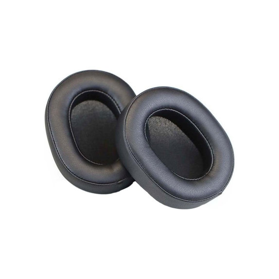 Csere fülpárnák Sony WH-1000XM5 fejhallgatóhoz, Memóriahab + PU bőr, Fekete, 1 pár