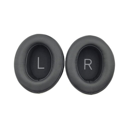 Csere fülpárnák Sennheiser Momentum 3.0 fejhallgatóhoz, Memóriahab + PU bőr, Fekete, 1 pár