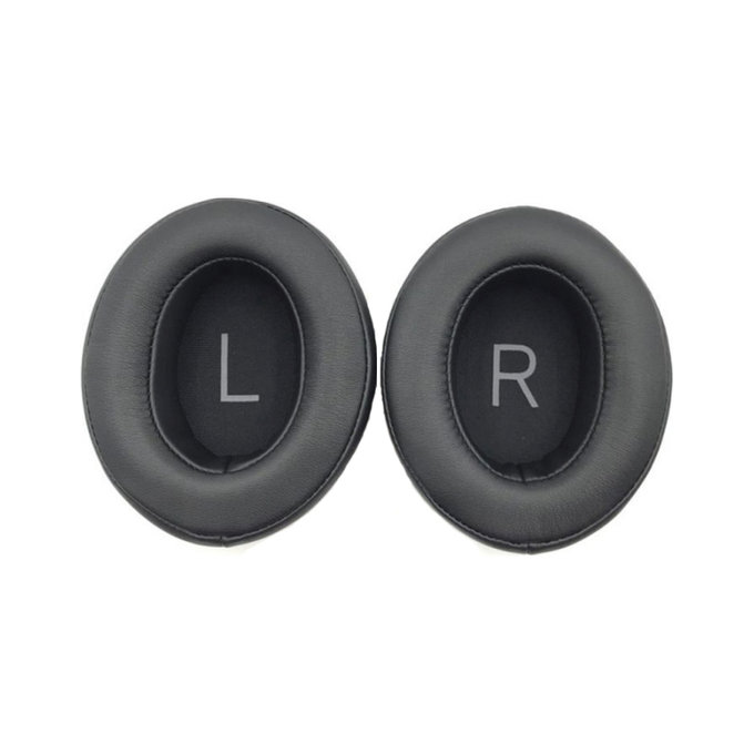 Csere fülpárnák Sennheiser Momentum 3.0 fejhallgatóhoz, Memóriahab + PU bőr, Fekete, 1 pár