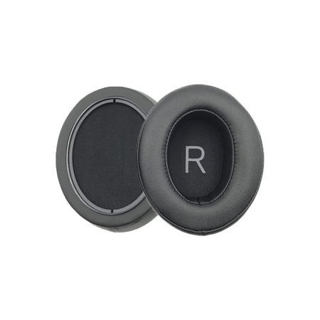 Csere fülpárnák Sennheiser Momentum 3.0 fejhallgatóhoz, Memóriahab + PU bőr, Fekete, 1 pár