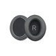 Csere fülpárnák Sennheiser Momentum 3.0 fejhallgatóhoz, Memóriahab + PU bőr, Fekete, 1 pár