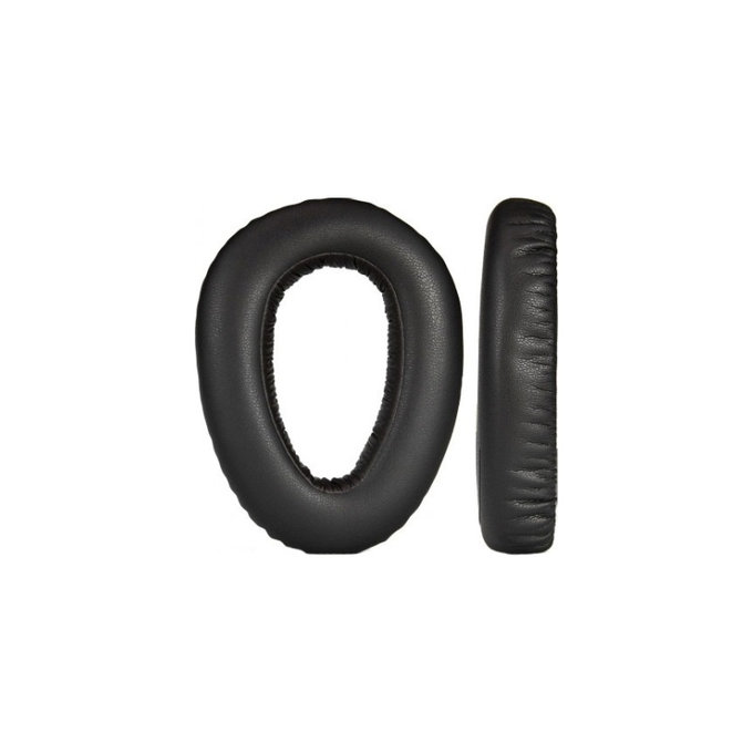 Csere fülpárnák Sennheiser PXC550 fejhallgatóhoz, Memóriahab + PU bőr, Fekete, 1 pár