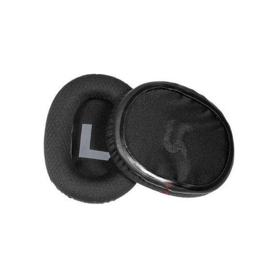 Csere fülpárnák AKG K361, K371 fejhallgatóhoz, Memóriahab + PU bőr, Fekete, 1 pár