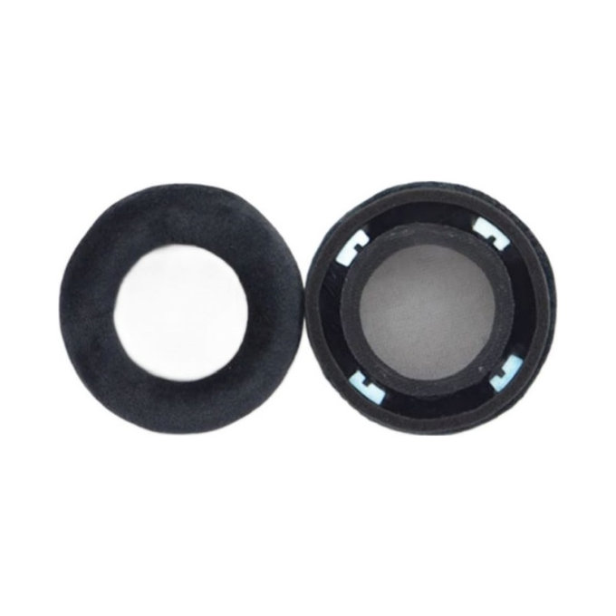 Csere fülpárnák AKG K702 fejhallgatóhoz, Memóriahab + Velúr, Fekete, 1 pár