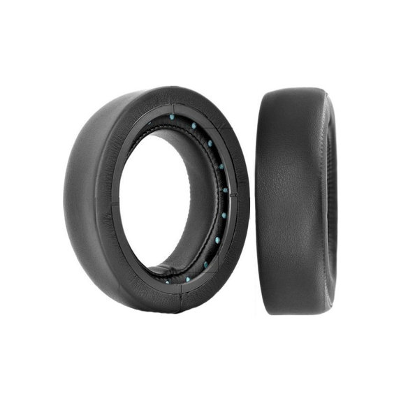 Csere fülpárnák Corsair HS50 fejhallgatóhoz, Memóriahab + PU bőr, Fekete, 1 pár