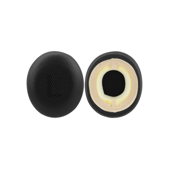 Csere fülpárnák Jabra Evolve2 65UC, Elite 45H fejhallgatóhoz, Memóriahab + PU bőr, Fekete, 1 pár
