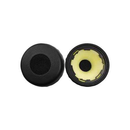 Csere fülpárnák Jabra Evolve 75, 75+, UC, MS fejhallgatóhoz, Memóriahab + PU bőr, Fekete, 1 pár