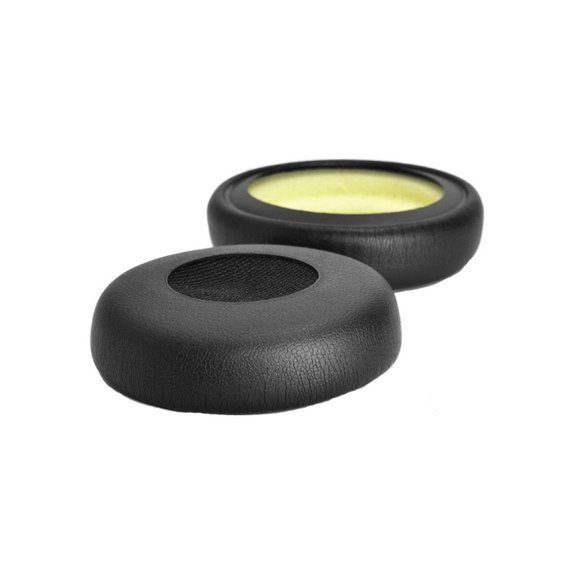 Csere fülpárnák Jabra Evolve 20, 30, 40 fejhallgatóhoz, PU bőr, Fekete, 1 pár