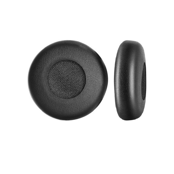 Csere fülpárnák Jabra Evolve 20, 30, 40 fejhallgatóhoz, PU bőr, Fekete, 1 pár