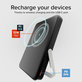 SBS - PowerBank 5000mAh, 20W, Power Delivery, Mag Stand, fekete