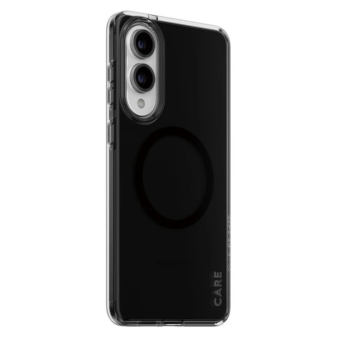 Tok Smokey fekete QI-val Samsung Galaxy S25 Edge készülékhez, Fekete, PanzerGlass