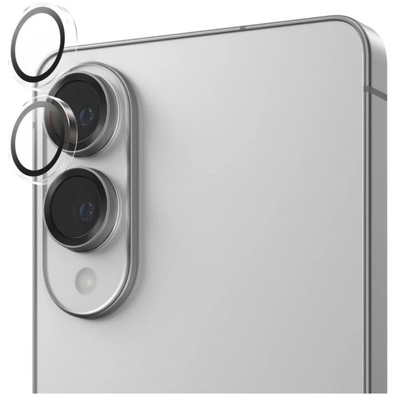 Hoops Kameralencse-védő Samsung S25 Edge készülékhez, Átlátszó, PanzerGlass