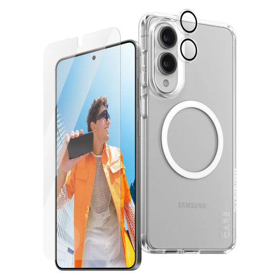 Bundle 3 az 1-ben Samsung Galaxy S25 Edge készülékhez, PanzerGlass