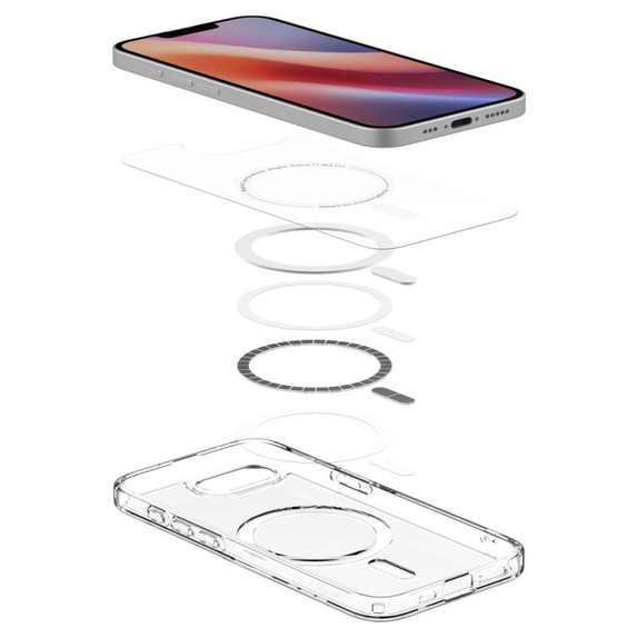 Spigen - Tok Ultra Hybrid MagSafe iPhone 16e, fehér