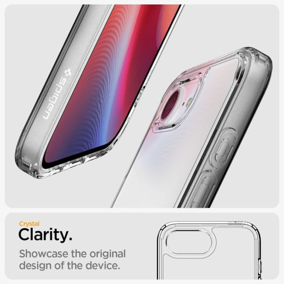Spigen - Tok Ultra Hybrid iPhone 16e, Crystal Clear